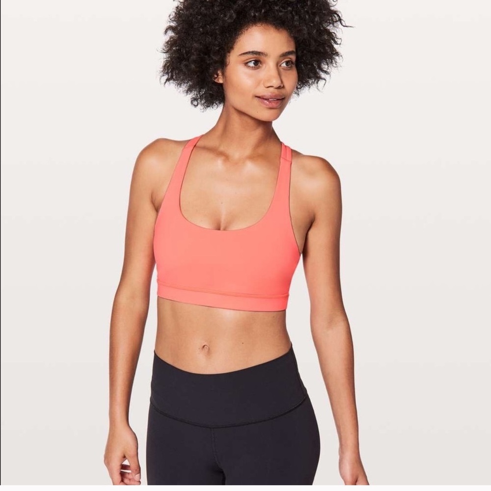 Lululemon Energy Athletic Bra - Pink Lemonade